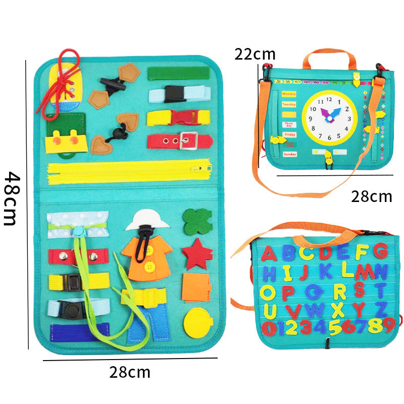 🧠🎒 Busy Book Montessori Infantil – Libro Sensorial Educativo – Tendencia 2026 🌈✨