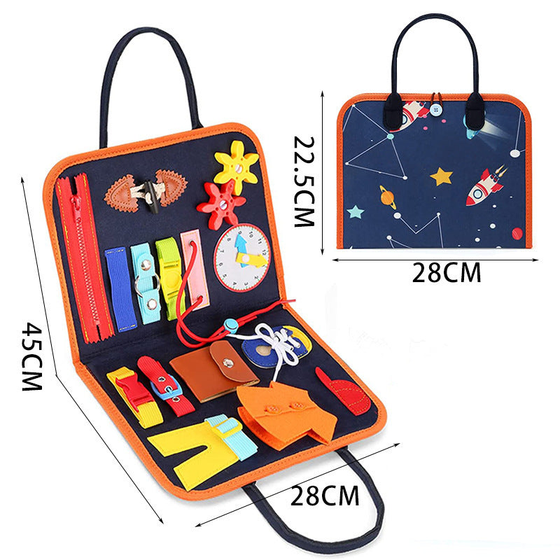 🧠🎒 Busy Book Montessori Infantil – Libro Sensorial Educativo – Tendencia 2026 🌈✨