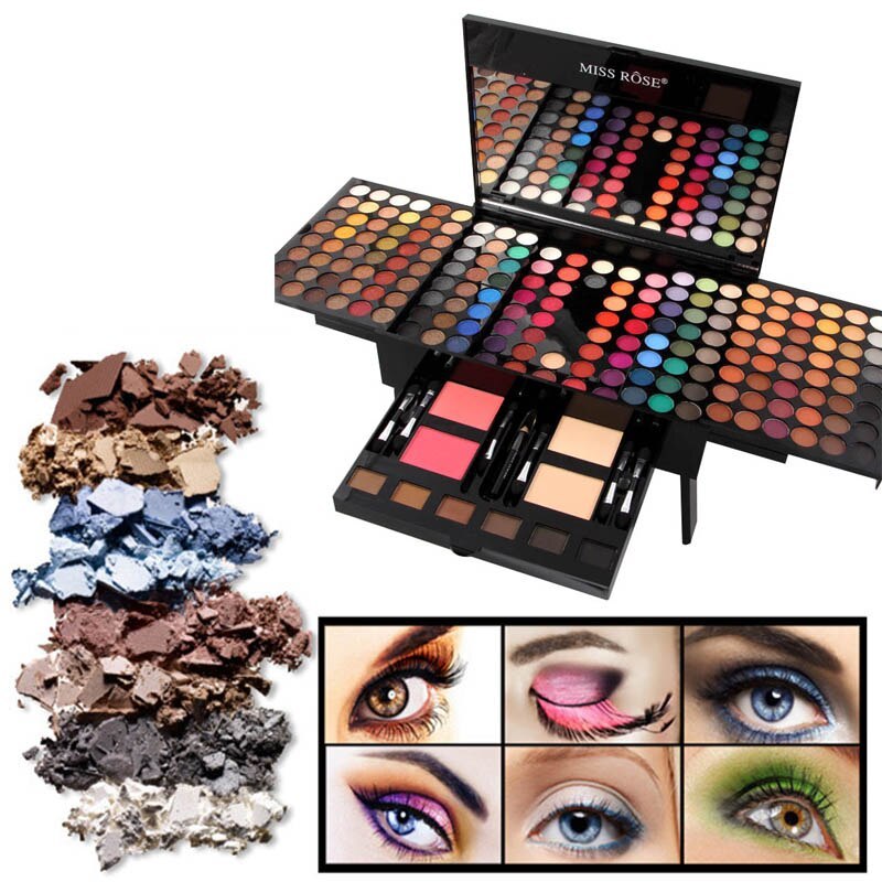 🎹 Paleta de Maquillaje 180 Colores – Diseño de Piano 🎨✨
