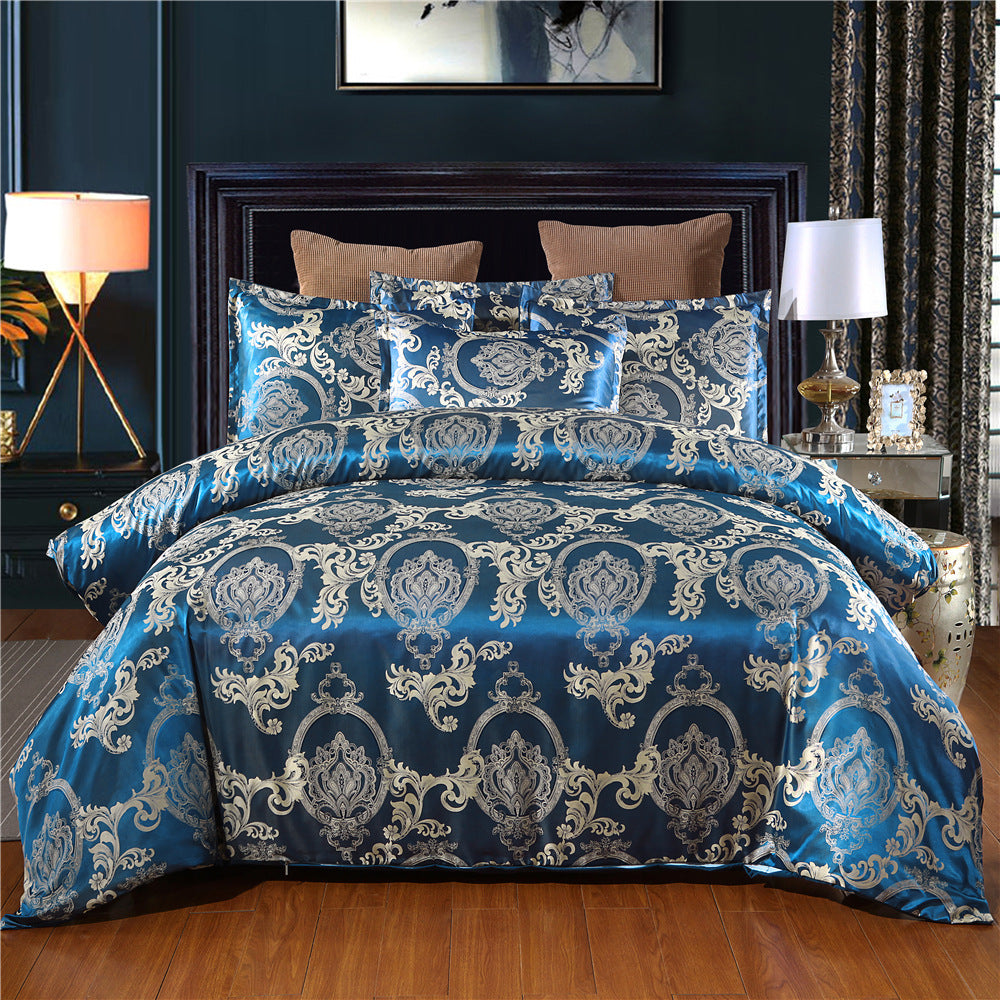 🛏️✨ Juego de Cama Estilo Europeo – Funda Nórdica & Fundas de Almohada 💖