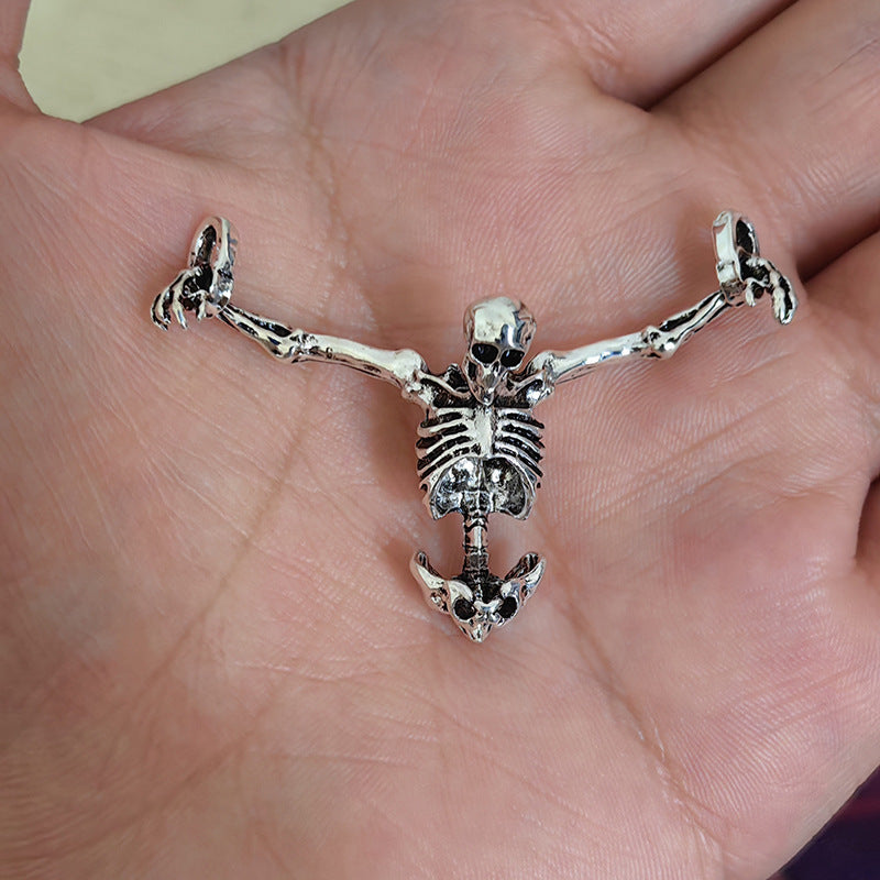 💀🔥 Collar Calavera Retro Punk 2026 – Estilo Gótico y Rebelde para Halloween 🖤🎸