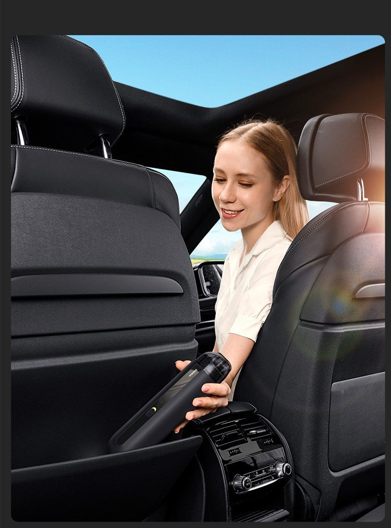 🚗✨ Aspiradora PORTÁTIL Inalámbrica Baseus 5000Pa – Mini Aspirador de Mano para COCHE, Hogar y Oficina
