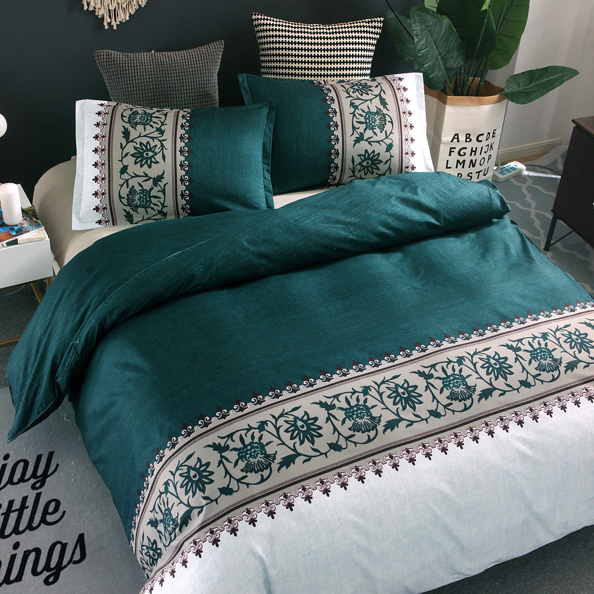 🛏️✨ Juego de Ropa de Cama Liso y Elegante – Fundas Nórdicas + Fundas de Almohada 💤🌸