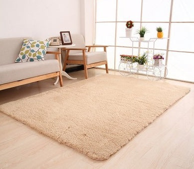 Alfombra Suave y Acolchada para Salón, Dormitorio y Hogar – Estilo Moderno Antideslizante