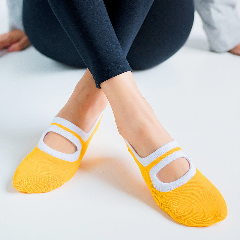 🧦 Calcetines Antideslizantes Abiertos por Detrás para Gimnasio 🧘♀️ – Comodidad, Estilo y Control 2026