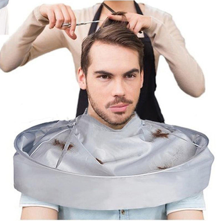 ✨ Capa de Corte y Tinte de Cabello – Plateada y Ligera 💈💇♀️