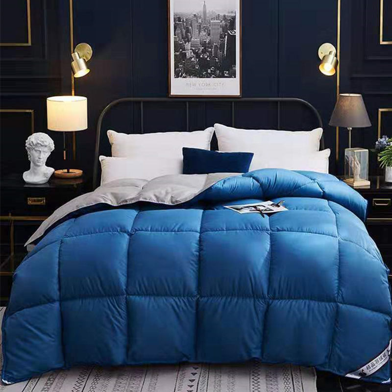 🛏️ Edredón de Plumas de Ganso – Invierno Cálido y Suave