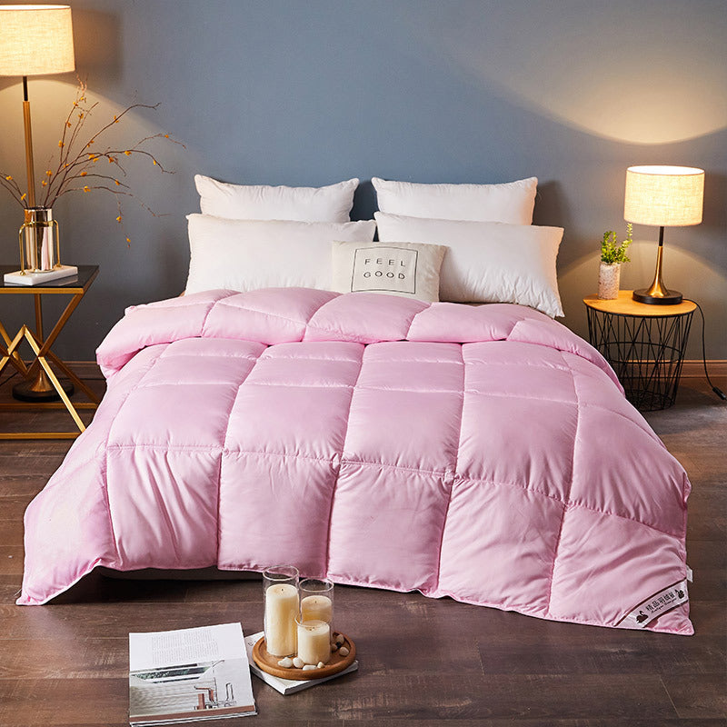 🛏️ Edredón de Plumas de Ganso – Invierno Cálido y Suave