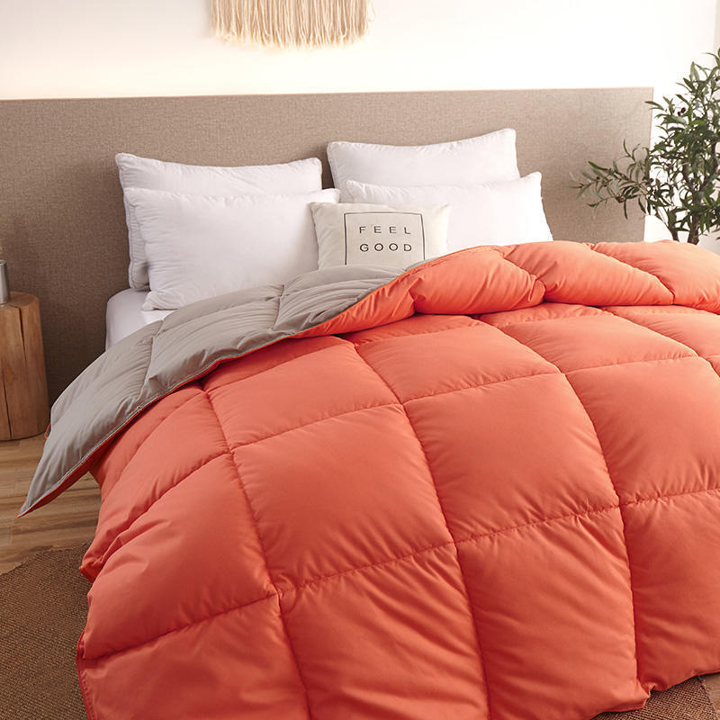 🛏️ Edredón de Plumas de Ganso – Invierno Cálido y Suave