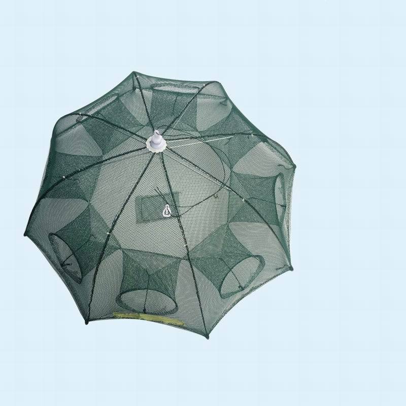 🦞 Red Trampa Automática de Pesca Plegable – 4 a 20 Agujeros 🎣✨ | Nylon Reforzado y Zíper de Extracción | Tendencia 2026