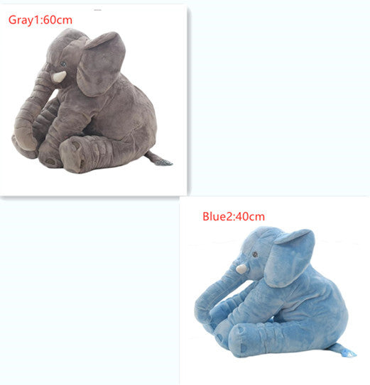 Peluche Elefante Gigante 🐘💖 | Almohada Suave + Manta Multifuncional 🛏️✨