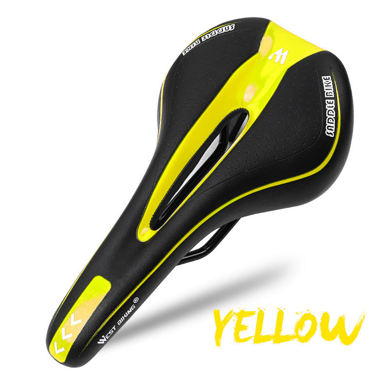 🚴♂️ Asiento de Bicicleta Ergonómico Antideslizante WEST BIKING 🟥⚫ – Cómodo, Moderno y Profesional
