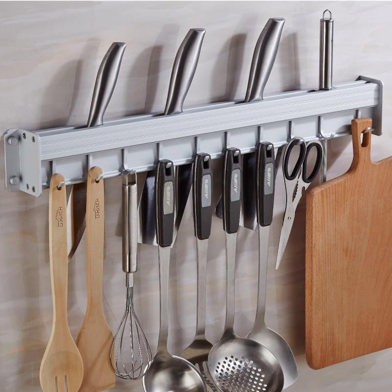 Estante de aluminio para cocina – Soporte de pared moderno