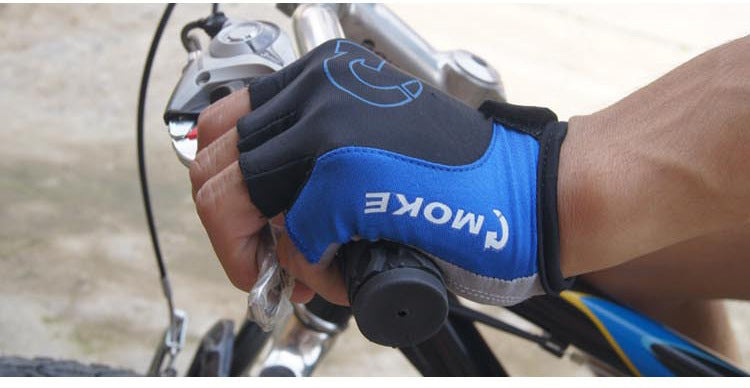 Guantes de ciclismo cortos antideslizantes – Transpirables con acolchado ergonómico