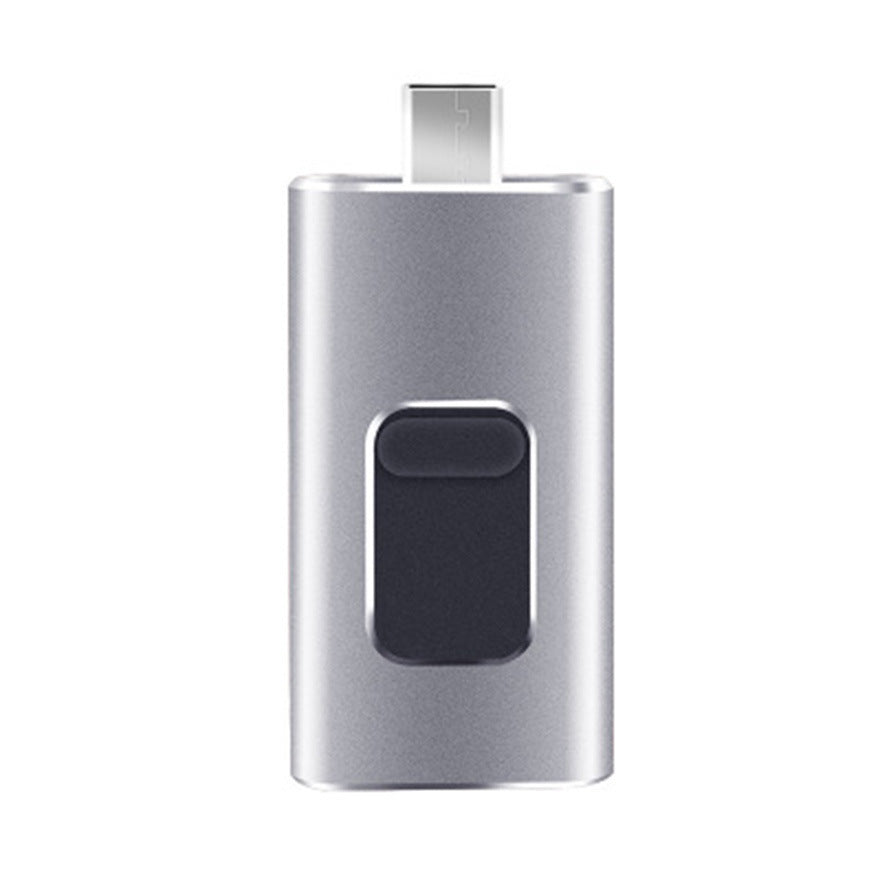 💾📲 4 en 1 USB Stick – Compatible con iPhone, Android, Type-C y USB – Tendencia 2026 ⚡✨
