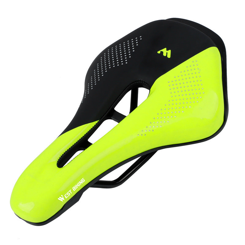 🚴♂️ Asiento de Bicicleta Ergonómico Antideslizante WEST BIKING 🟥⚫ – Cómodo, Moderno y Profesional