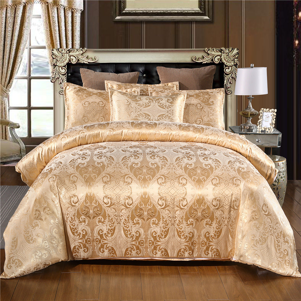 🛏️✨ Juego de Cama Estilo Europeo – Funda Nórdica & Fundas de Almohada 💖