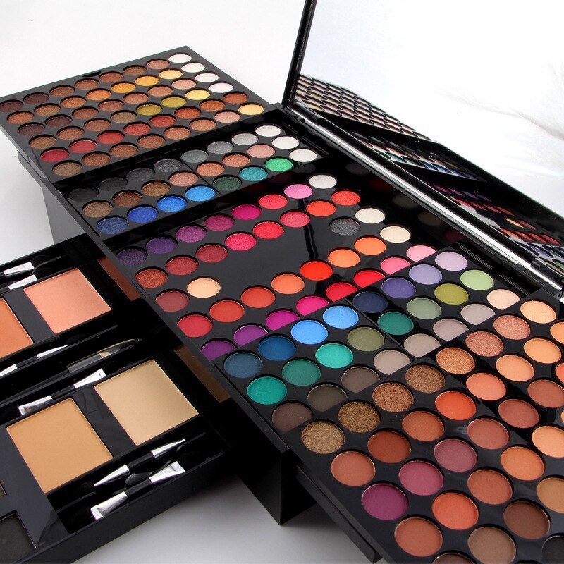 🎹 Paleta de Maquillaje 180 Colores – Diseño de Piano 🎨✨