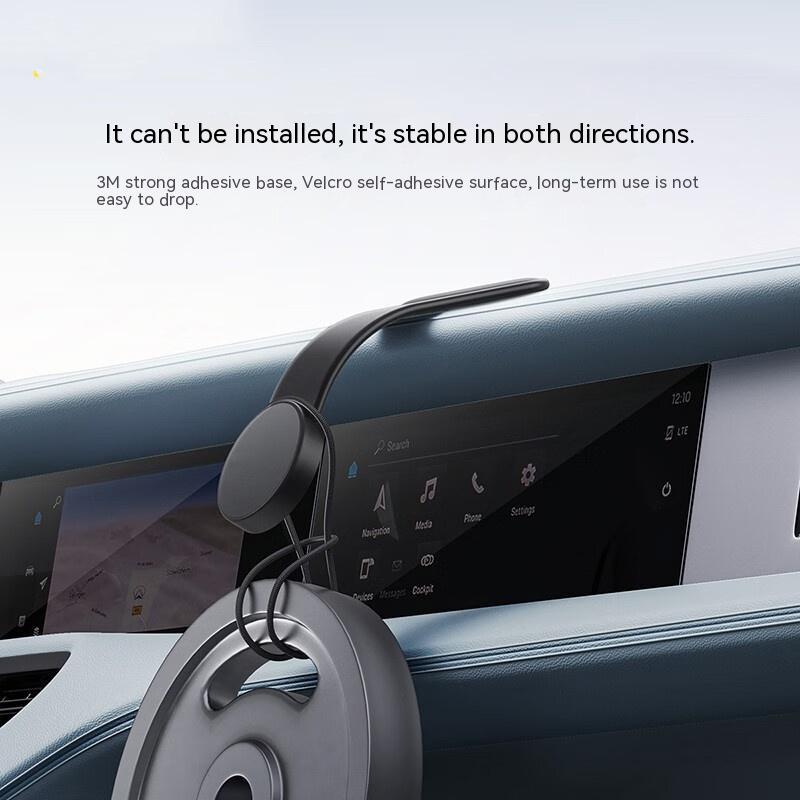 🚗 Soporte Móvil Magnético para Coche con Carga Inalámbrica 15W – Flexible, Estable y Compatible con MagSafe