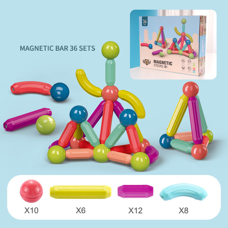 Bloques Magnéticos Infantiles 🧲👶 | Juego Educativo de Construcción Creativa 🎨✨