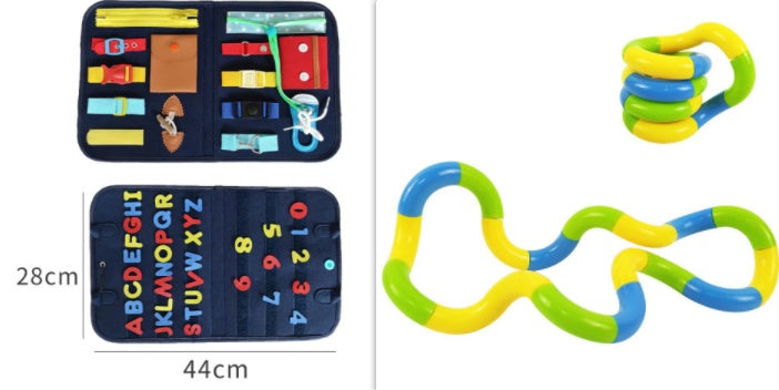 🧠🎒 Busy Book Montessori Infantil – Libro Sensorial Educativo – Tendencia 2026 🌈✨