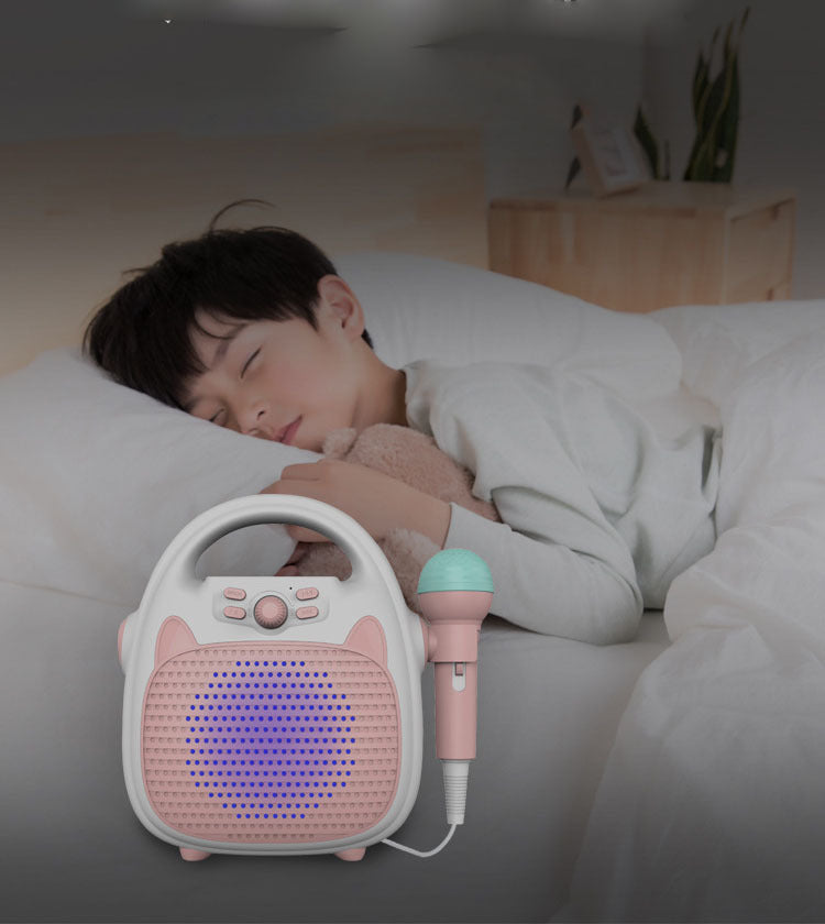 🎤🎶 Máquina de Karaoke Infantil Bluetooth – Altavoz Portátil con Micrófono – Tendencia 2026 🌟
