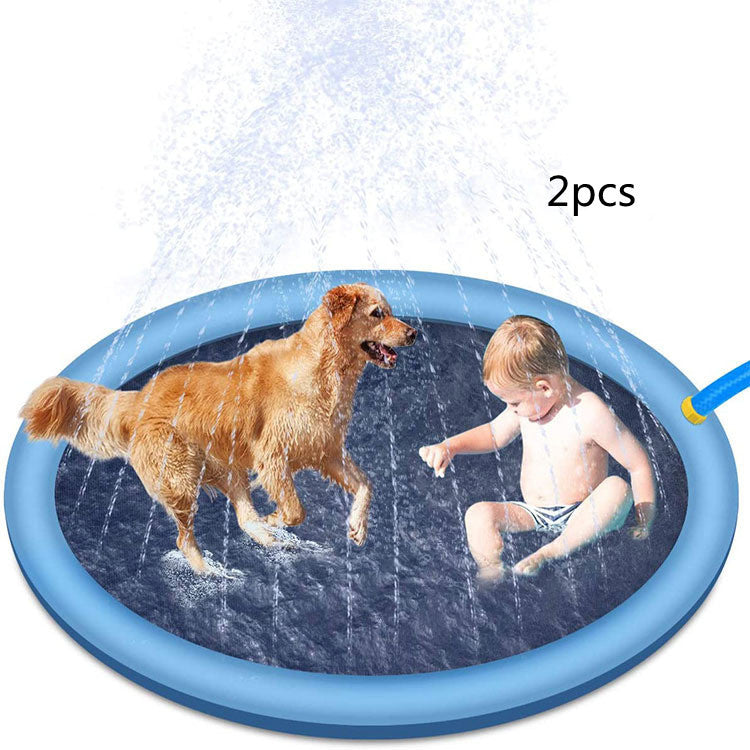 💦 Alfombra de Agua Antideslizante para Niños y Mascotas 🐶👶 – Diversión de Verano en el Jardín