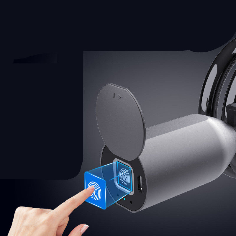 🔒 Candado Bluetooth con Huella Digital – Antirrobo IP65 & APP 🚲
