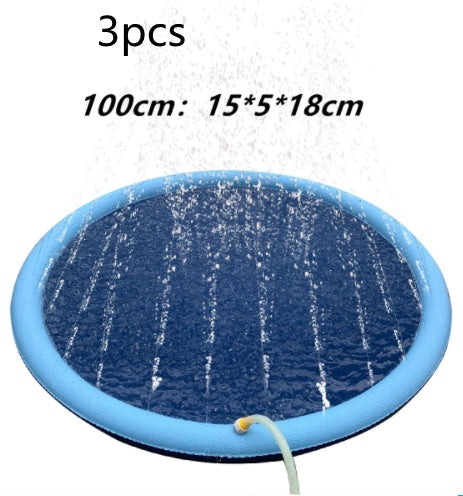 💦 Alfombra de Agua Antideslizante para Niños y Mascotas 🐶👶 – Diversión de Verano en el Jardín