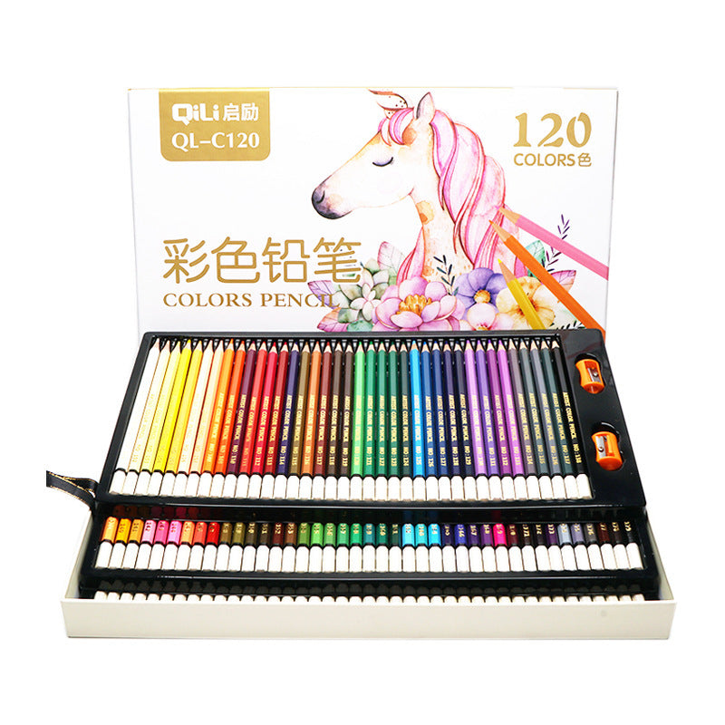 ✏️🎨 Set de 120 Lápices de Colores – Madera de Rosa – Tendencia 2026 🌈✨