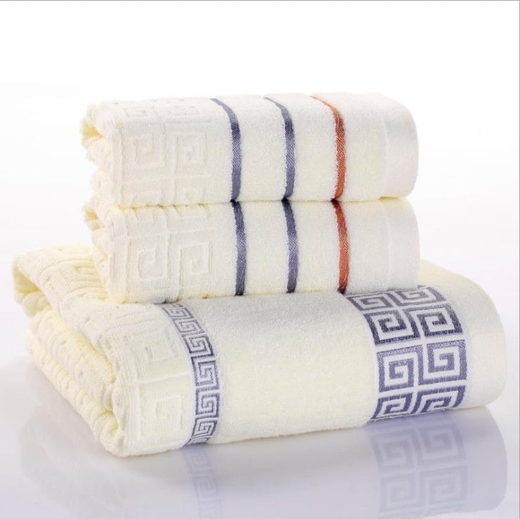 🛁✨ Set de Toallas de Algodón 3 Piezas – Suaves, Absorbentes y Elegantes 🌿💦