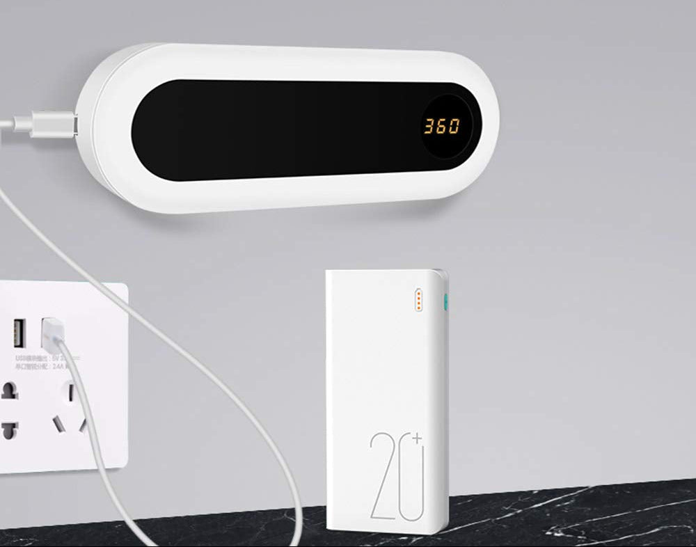 Soporte inteligente con esterilizador UV — Dispensador de pasta y portacepillos mural