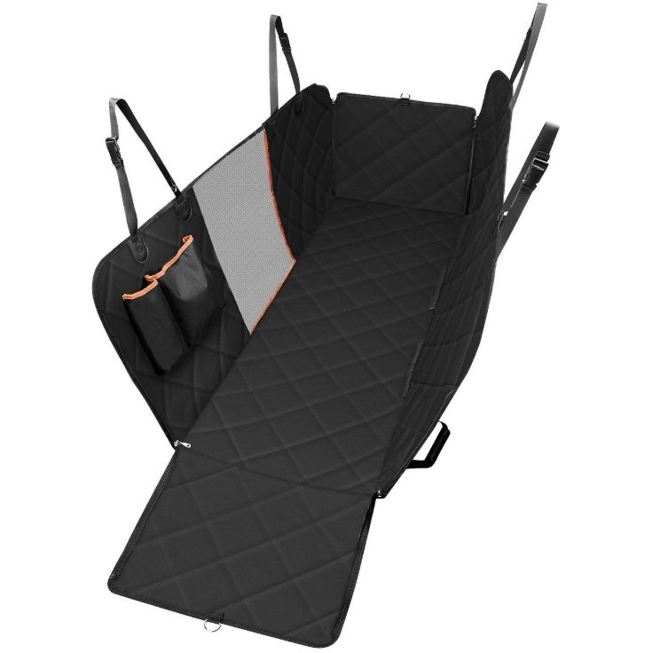 🚗🐶 Funda de Asiento de Coche para Perros con Ventana de Malla – Hamaca de Viaje Impermeable y Segura 🐾✨