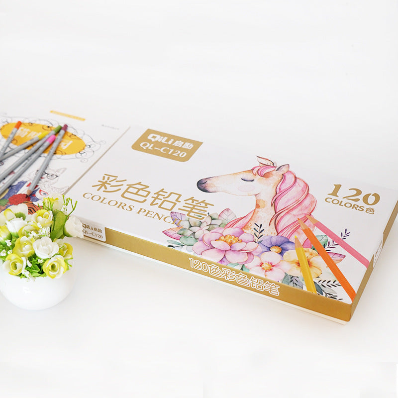 ✏️🎨 Set de 120 Lápices de Colores – Madera de Rosa – Tendencia 2026 🌈✨