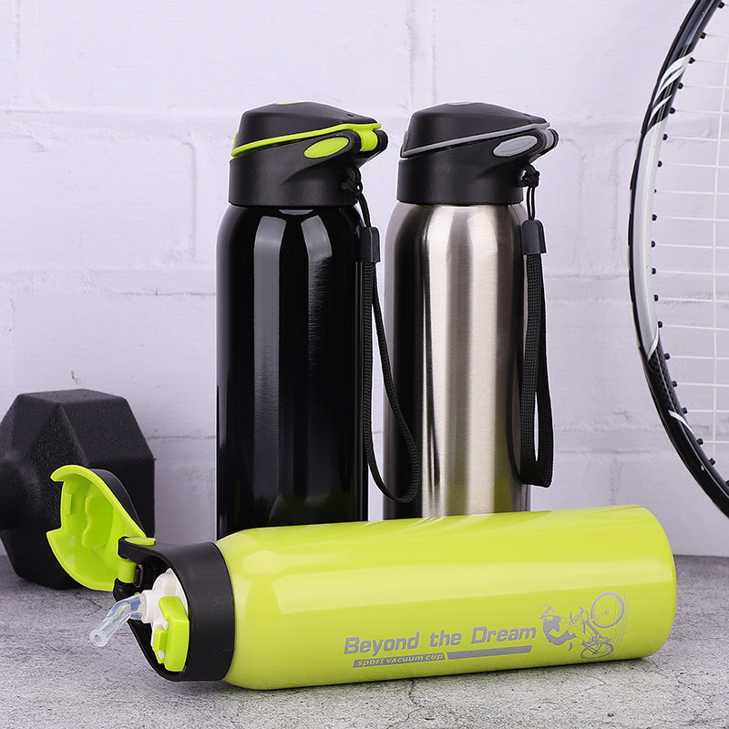 🚴 Botella Deportiva Térmica – 500 ml | Acero Inoxidable 🧊🔥