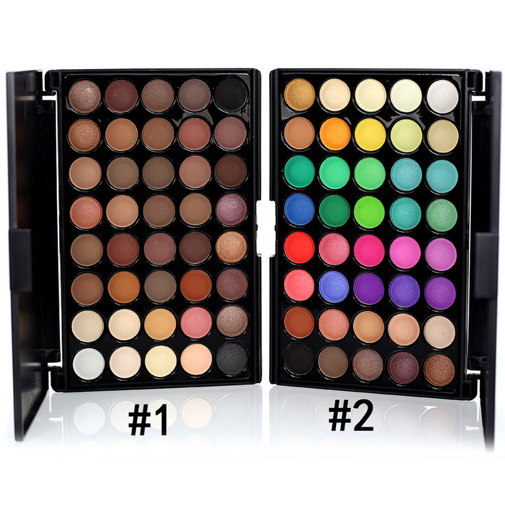 🌈 Paleta de Sombras 40 Colores – Waterproof & Glitter ✨💄