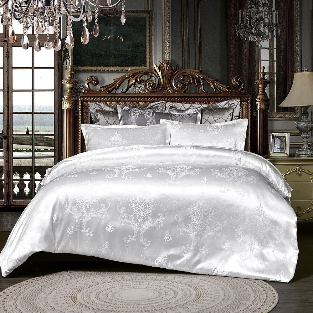 🛏️✨ Juego de Cama Estilo Europeo – Funda Nórdica & Fundas de Almohada 💖