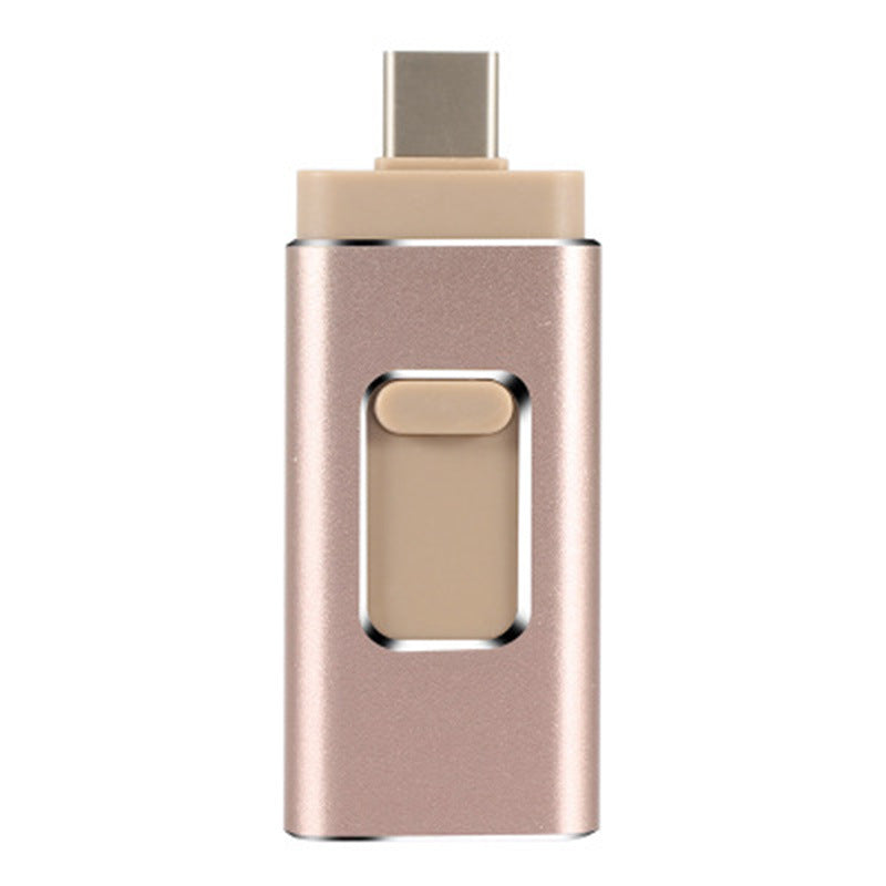 💾📲 4 en 1 USB Stick – Compatible con iPhone, Android, Type-C y USB – Tendencia 2026 ⚡✨