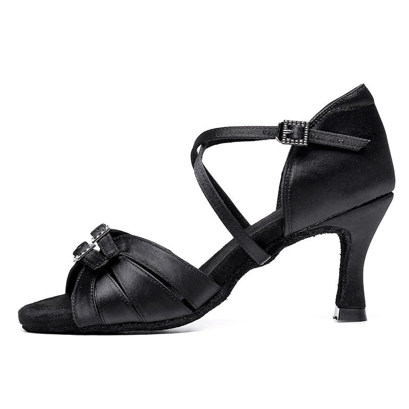 👠 Zapatos de Baile Latino con Tacón Alto y Suela Suave