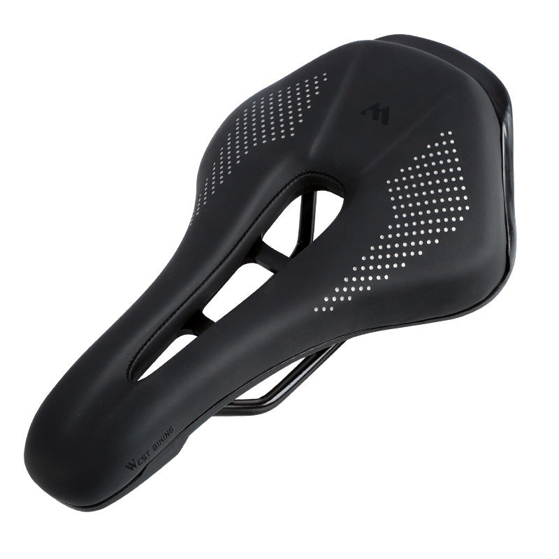 🚴♂️ Asiento de Bicicleta Ergonómico Antideslizante WEST BIKING 🟥⚫ – Cómodo, Moderno y Profesional