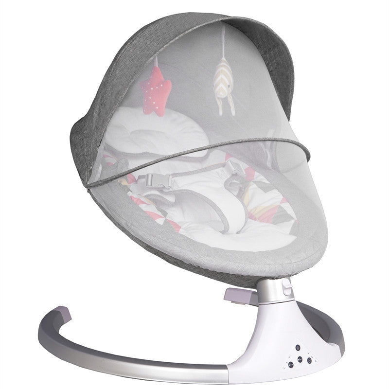 👶🪄 Cuna Mecedora Eléctrica Ajustable para Bebés – Tendencia 2026 🌟