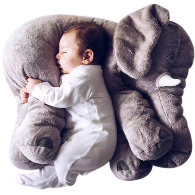 Peluche Elefante Gigante 🐘💖 | Almohada Suave + Manta Multifuncional 🛏️✨