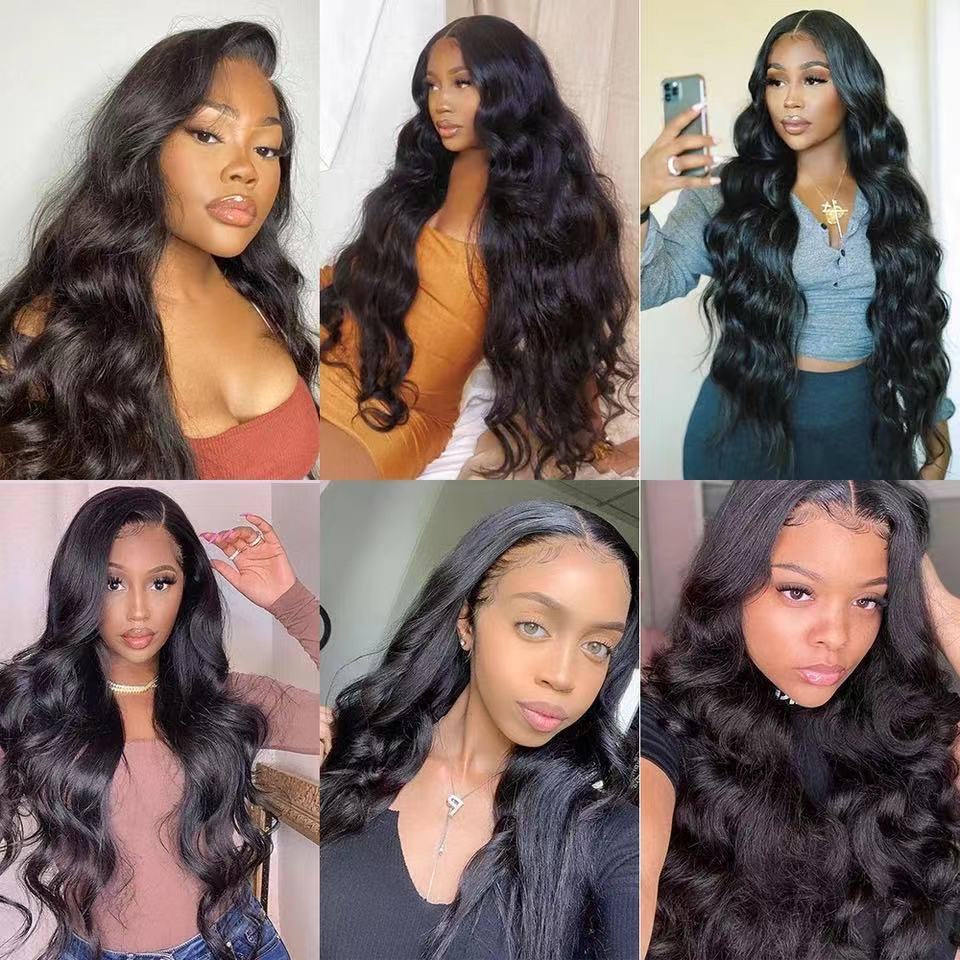 🌹 Peluca Larga Rizada – Estilo Europeo y Americano con Encaje Frontal ✨💇♀️