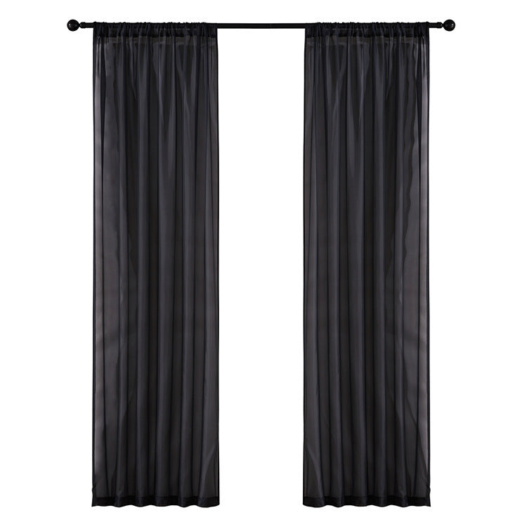 🪟🖤 Cortina Moderna de Algodón y Lino 2026 – Estilo Simple, Ligero y Elegante 🌿