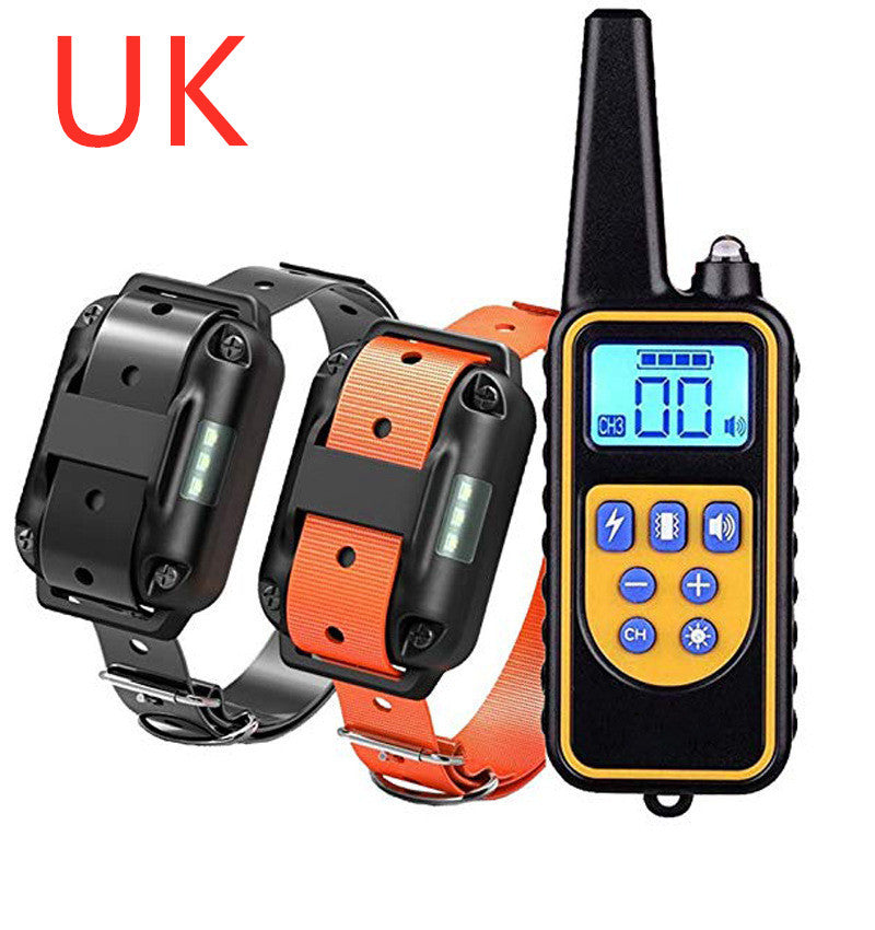 🐶📡 Collar de Adiestramiento Eléctrico 800 m – ¡Entrenamiento Inteligente y Humano! 🐾✨