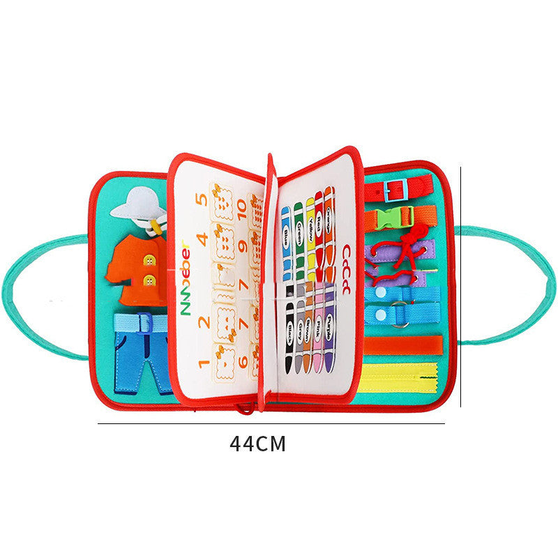 🧠🎒 Busy Book Montessori Infantil – Libro Sensorial Educativo – Tendencia 2026 🌈✨