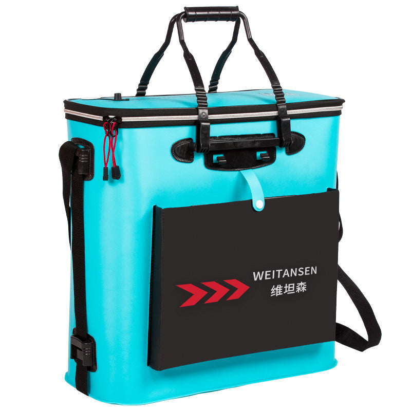 🐟 Cubo Plegable para Peces – Bolsa de Pesca Impermeable WEITANSEN 🎣