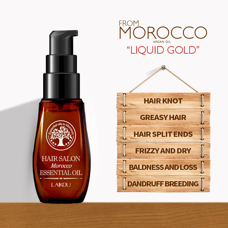 🧴 Aceite Esencial de Cuidado Capilar de Marruecos – Suave y Sedoso ✨🇲🇦