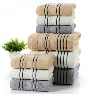 🧖♀️Juego de Toallas de Algodón 100% Puro para Hogar – Suaves, Absorbentes y Elegantes