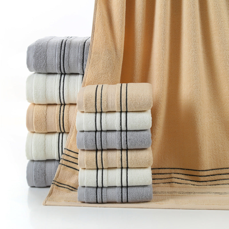 🧖♀️Juego de Toallas de Algodón 100% Puro para Hogar – Suaves, Absorbentes y Elegantes